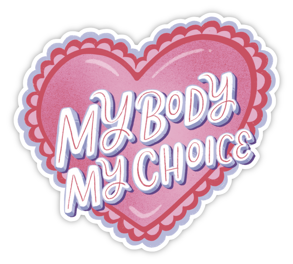 My Body My Choice 3.5" Fridge Magnet