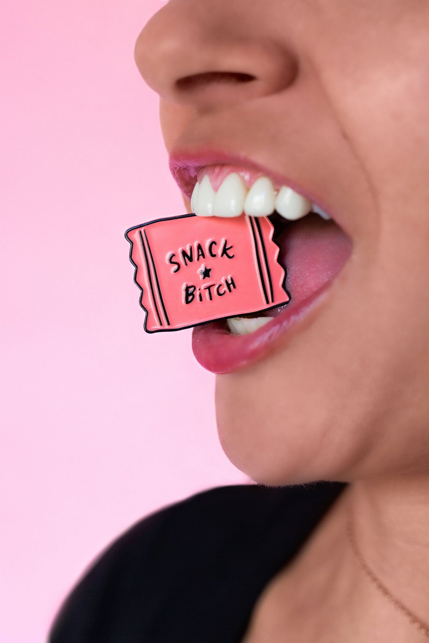 Snack Bitch Enamel Pin
