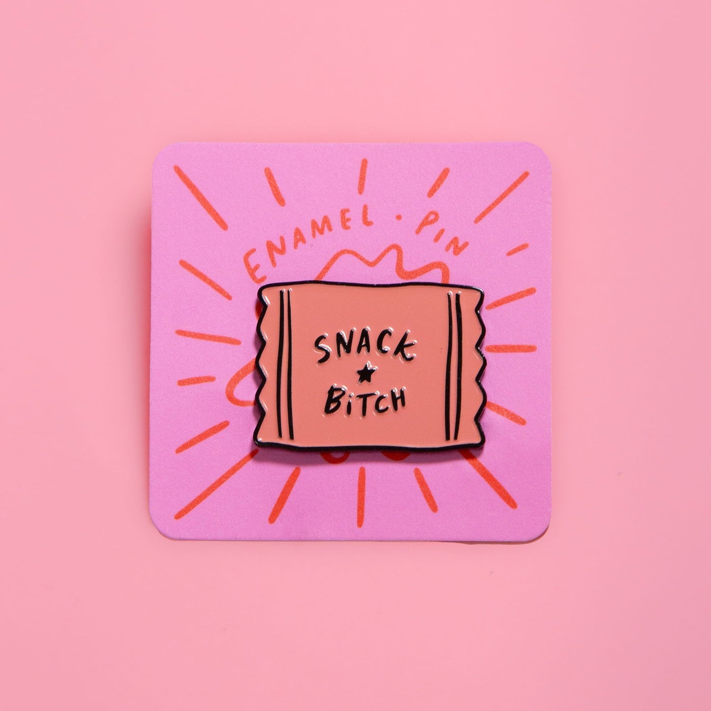Snack Bitch Enamel Pin