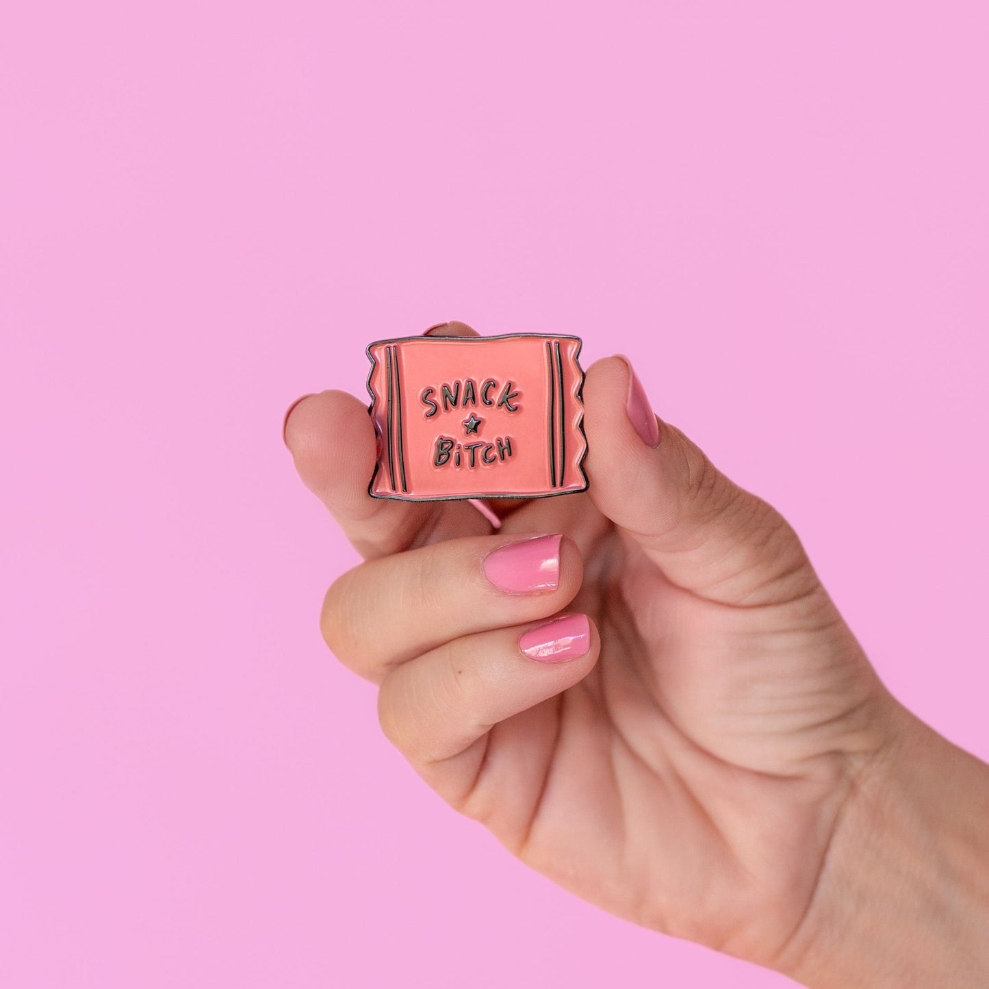 Snack Bitch Enamel Pin