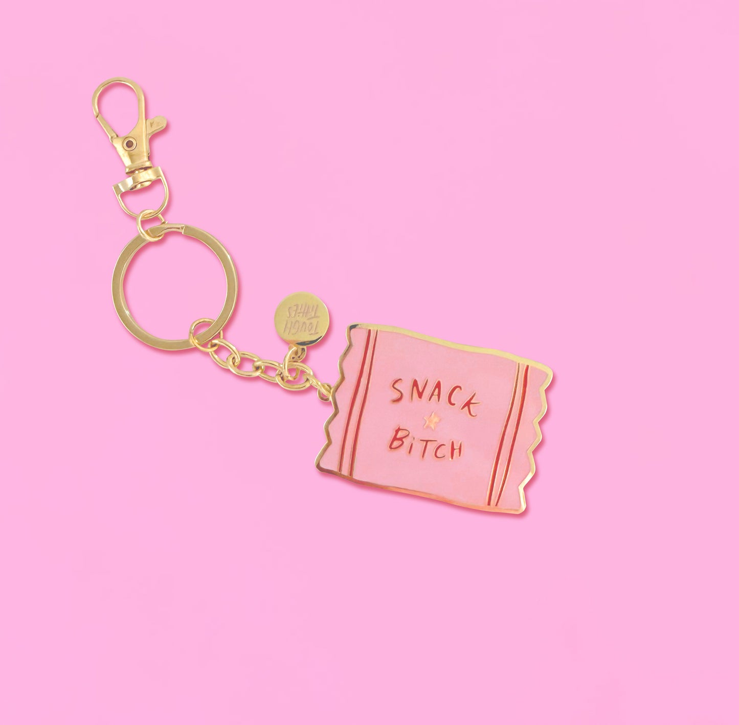 Snack Bitch 2" Enamel Keyring